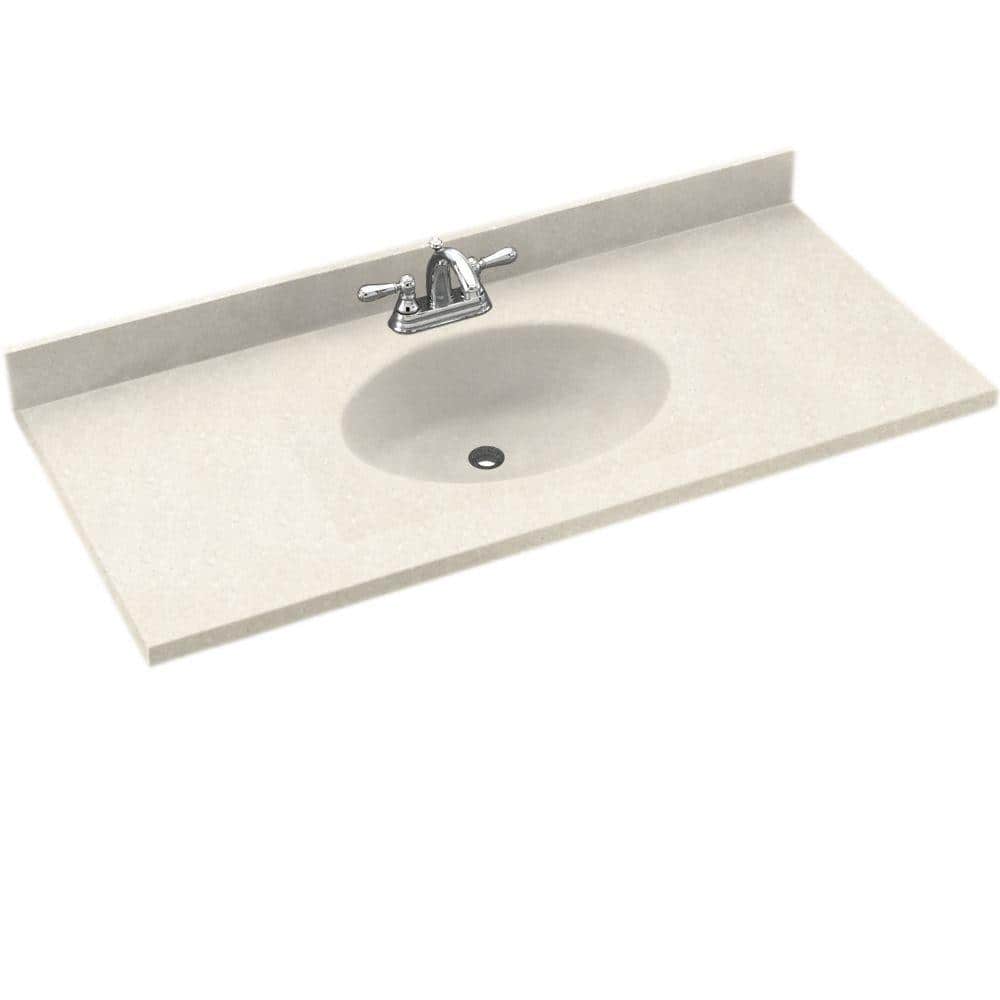 Swanstone Chesapeake 25 In W X 22 5, Solid Surface Vanity Top With Integrated Sink