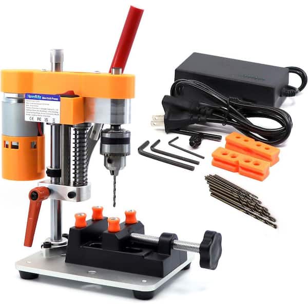 Afoxsos Mini Precision Metal Drill Press Machine Portable Table Driller CNC Motor B10 Chuck DIY Jewelry Cable railing System