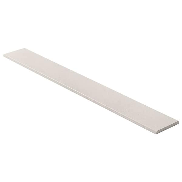 Copley Bianco 3 in. x 24 in. Matte Porcelain Floor and Wall Bullnose Tile