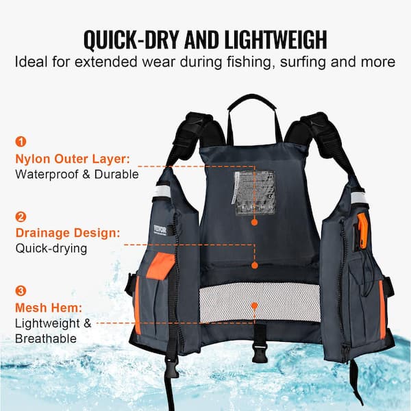 Life Vest Adult Water Sports s Safety Buoyancy Swimming Life