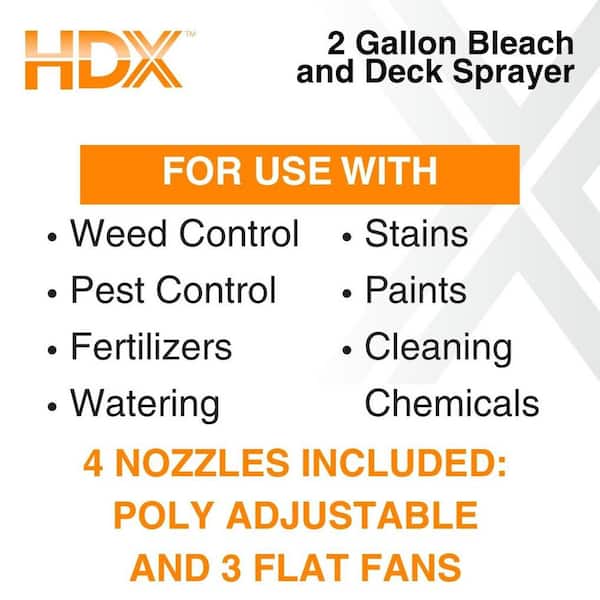 2 gal. Bleach and Deck Sprayer