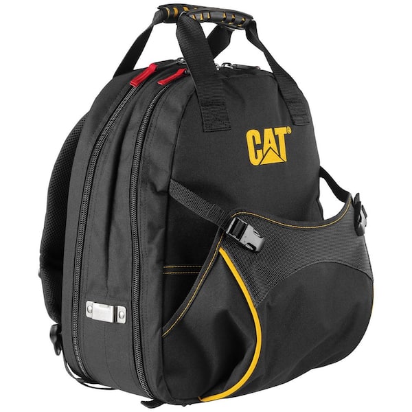 CAT 17 in. 31-Pocket Tech Tool Backpack in Black