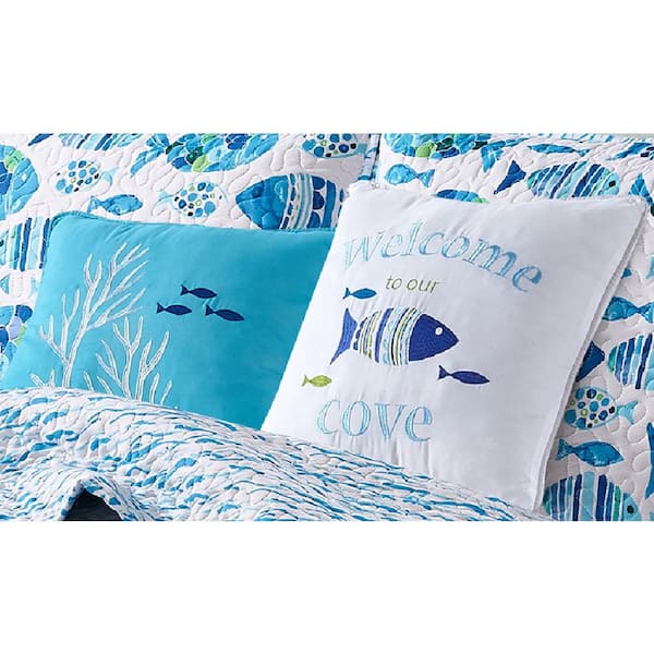 coastal throw pillows for bed