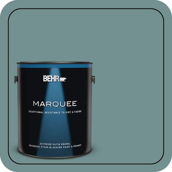 BEHR MARQUEE 1 gal. #PPU12-03 Dragonfly Satin Enamel Exterior Paint & Primer