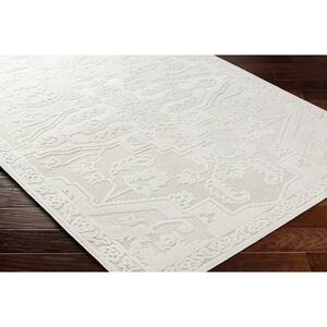 San Diego White 9 ft. x 12 ft. Indoor/Outdoor Area Rug