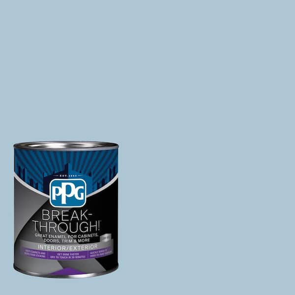 Break-Through! 1 qt. PPG1154-4 Twinkle Semi-Gloss Door, Trim & Cabinet Paint