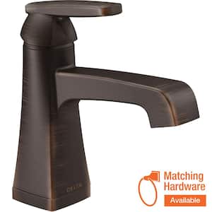 Ashlyn Single Hole Single-Handle Bathroom Faucet with Metal Drain Assembly in Venetian Bronze