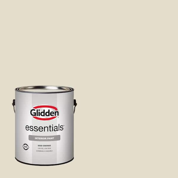 Glidden Essentials 1 gal. Fossil Stone PPG1102-2 Flat Interior Paint