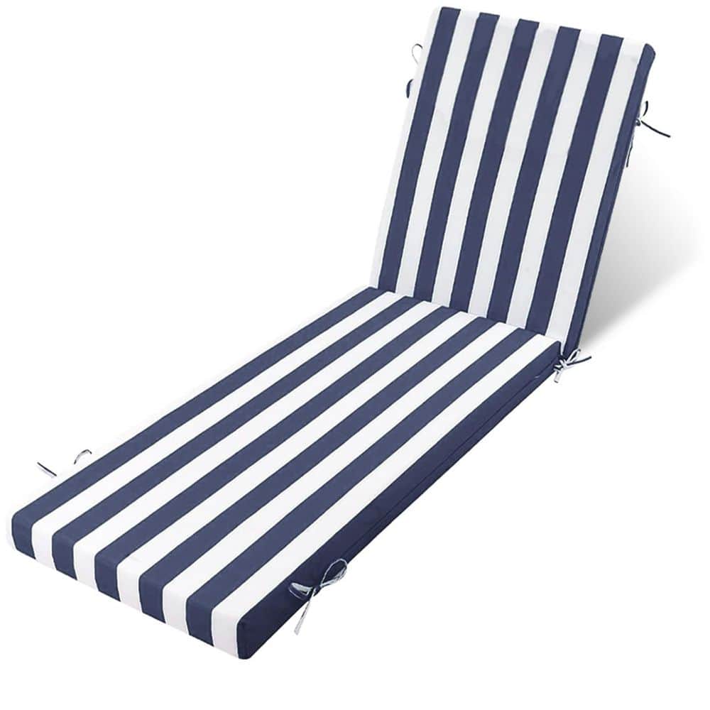 Outdoor Chaise Lounge Cushion, 72 in. x 21 in. x 3 in. Fade