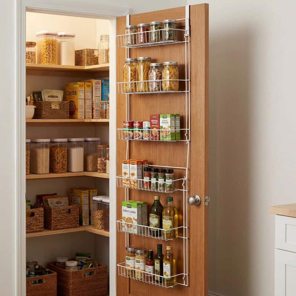 Everyday Home 60 in. x 19 in. x 5 in. 6-Tier Steel Hanging Rack