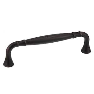 Candiac Collection 5 1/16 in. (128 mm) Brushed Oil-Rubbed Bronze Traditional Curved Cabinet Bar Pull