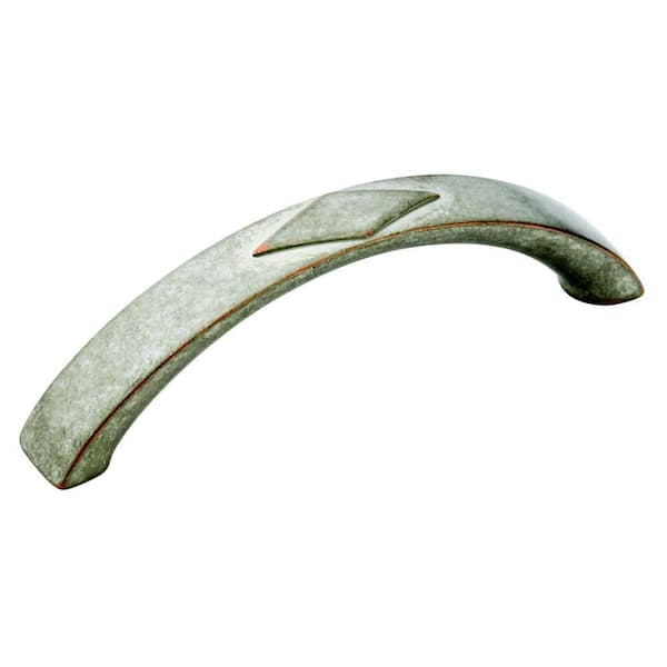 Amerock Galleria 96 mm Center Weathered Nickel Copper Center-to-Center Pull