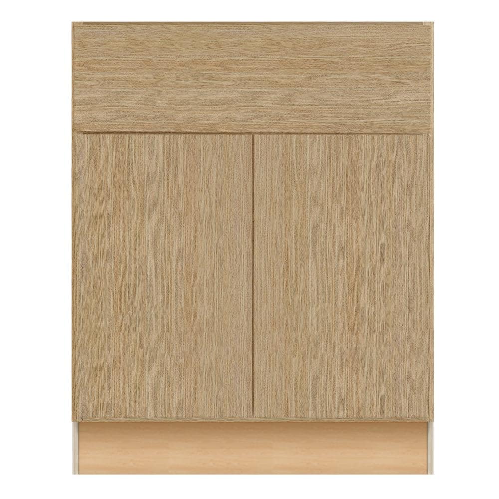Hargrove 24 in. W x 24 in. D x 34.5 in. H Assembled Plywood Sink Base Kitch