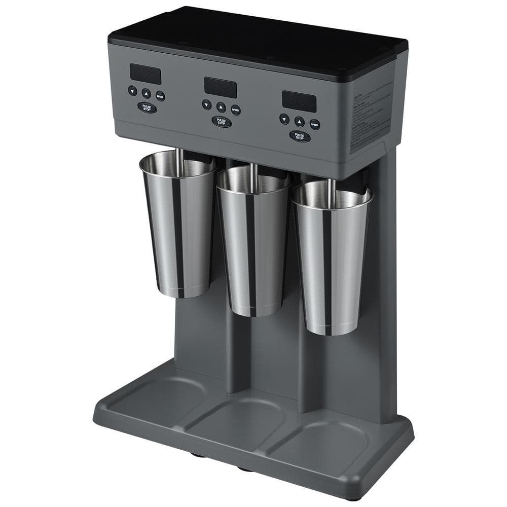 Milkshake Maker Triple Head 375W x 3 Commercial Drink Mixer 3-Speed 15000-21000 RPM Stainless Steel price history on PriceWatchPro