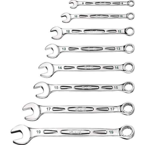 SK01366 Metric Combination Wrench Set (8-Piece)
