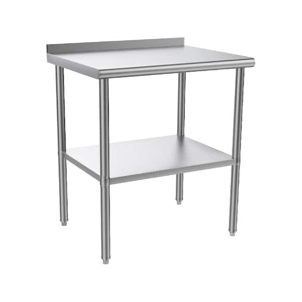 Winado 30 in. x 24 in. Stainless Steel Kitchen Prep Table Kitchen Utility Table