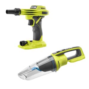 ONE+ 18V Cordless High Volume Inflator with Wet/Dry Hand Vacuum (Tools Only)
