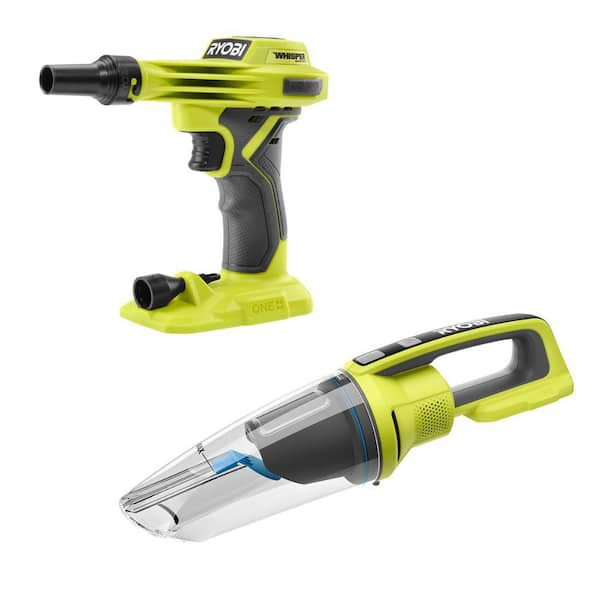 RYOBI ONE+ 18V Cordless High Volume Inflator with Wet/Dry Hand Vacuum ...