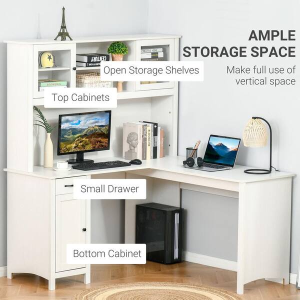 best corner desk with storage