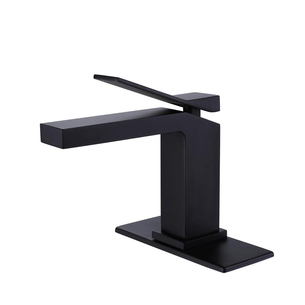 Single Handle Single Hole Brass Bathroom Sink Faucet Rust and Corrosion Res