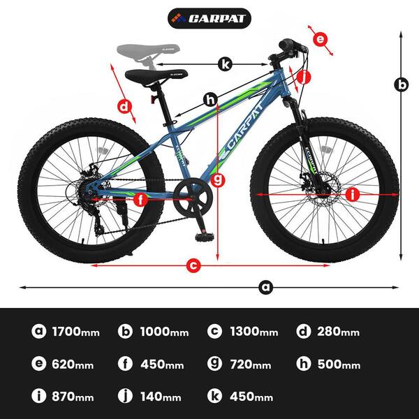 Zeus & Ruta 24 in. City Bike 21 Speed Hybrid Disc Brake 700C Road