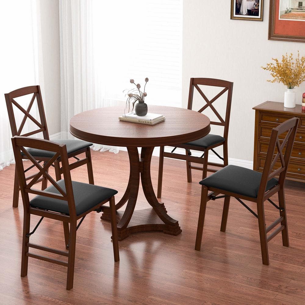 Foldable dining room chairs discount