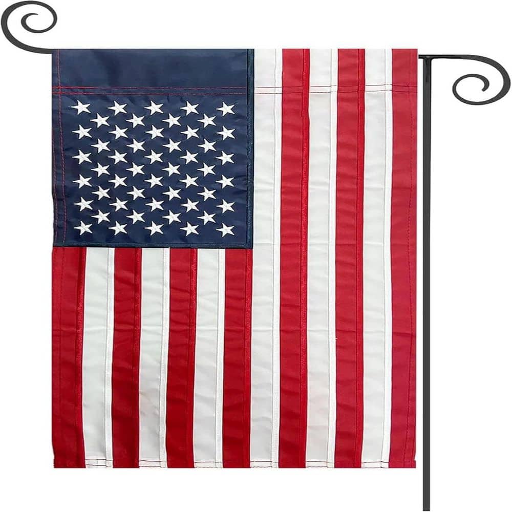 American Flag Garden Flag Embroidered Stars 12x18 Inch USA Small Flags for Yard US Flag Decor Outdoor price history on PriceWatchPro
