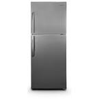 12 cu. ft. Frost Free Top Freezer Refrigerator in Stainless Steel