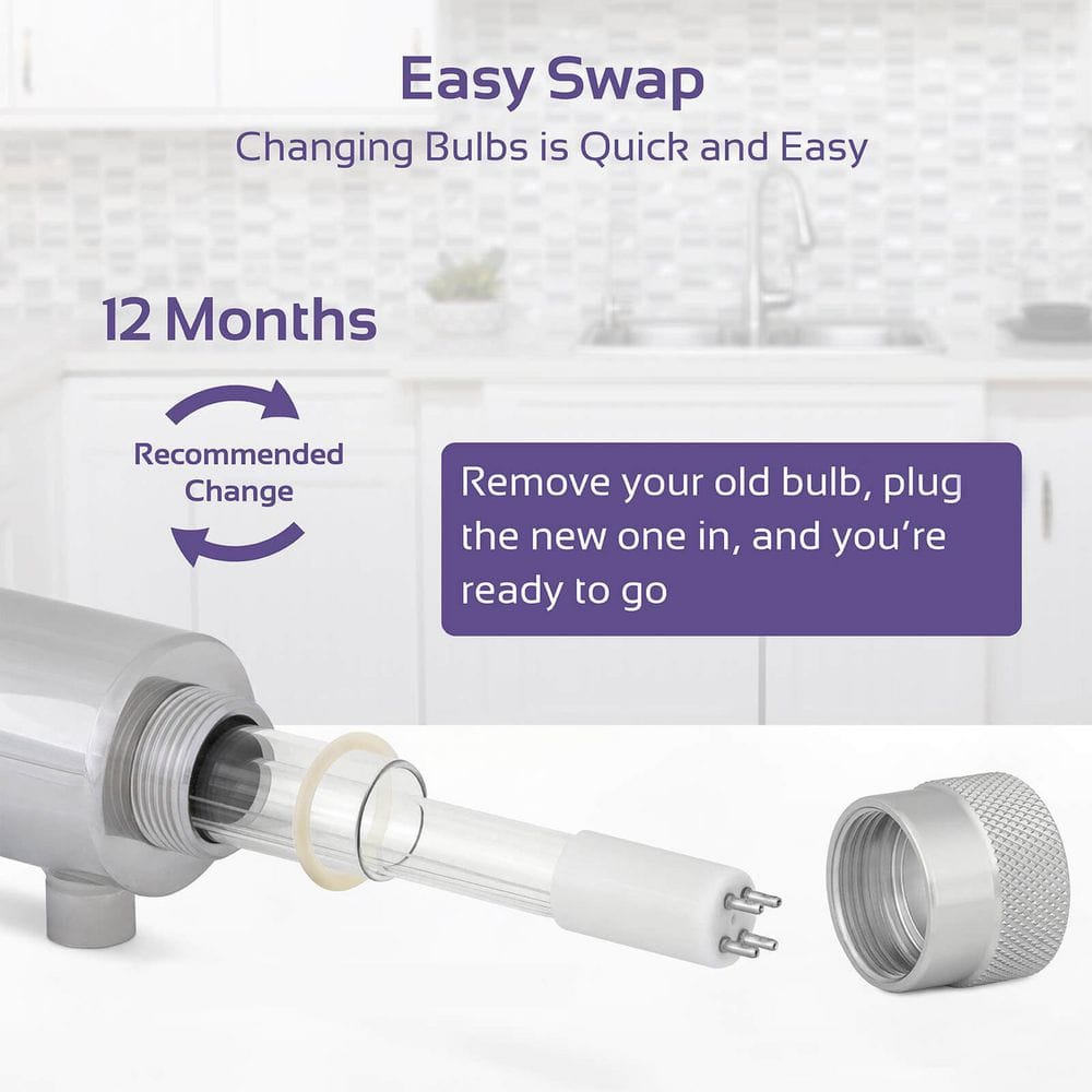Uvitizer Ultraviolet UV Light Bulb Whole House Water Filter System