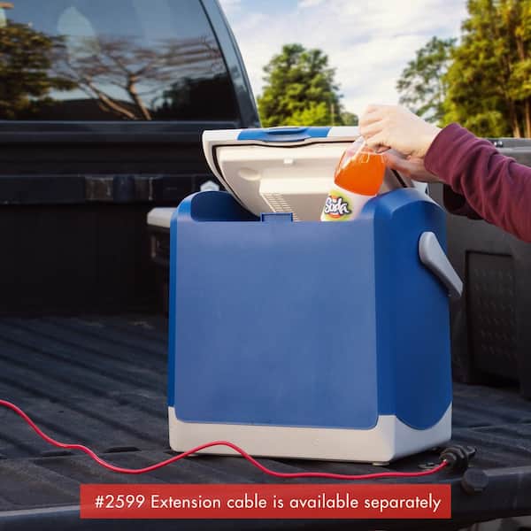 PORTABLE 24L ELECTRIC DAMAGED COOLBOX TRAVEL CAMPING FOOD DRINK COOLER  WARMER