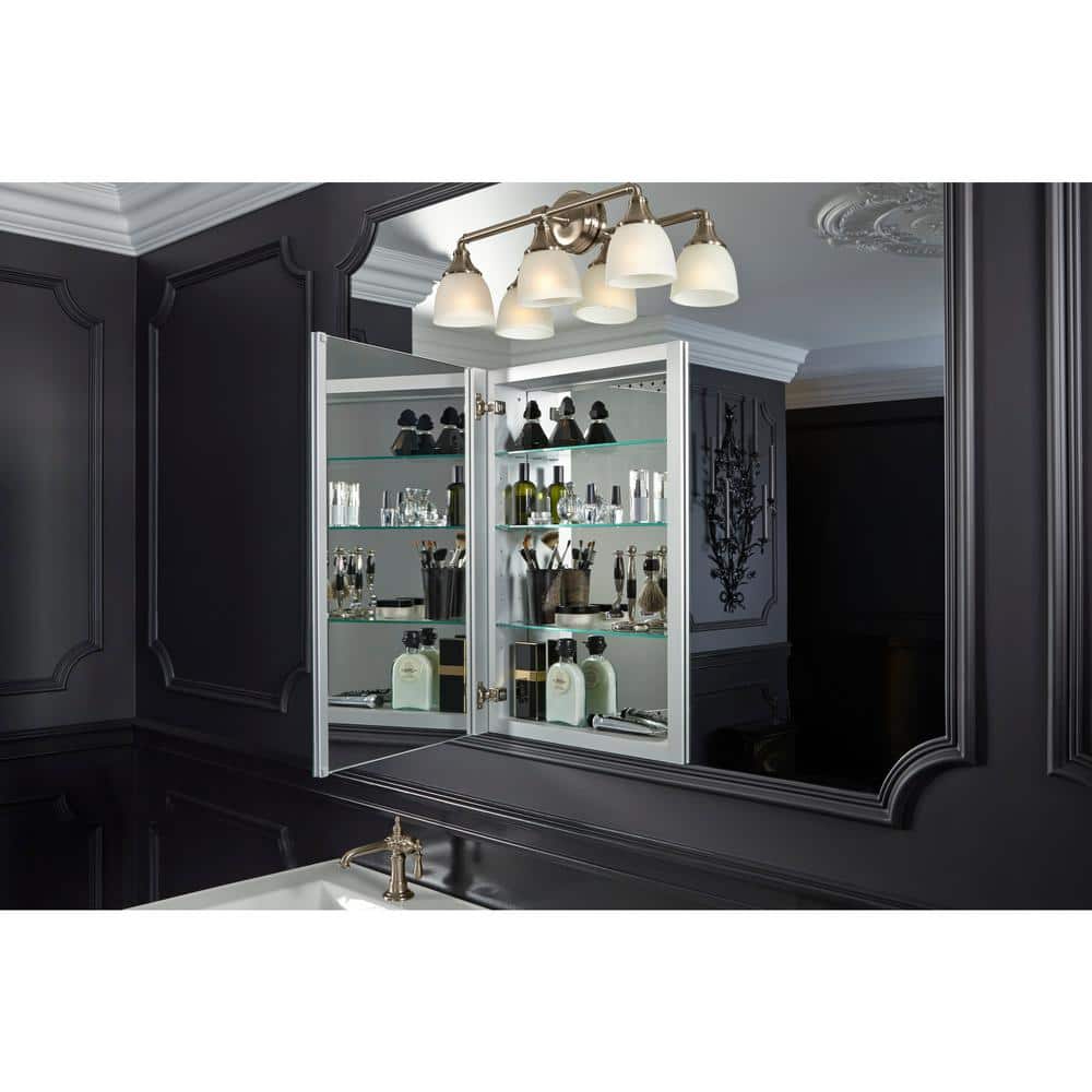 Verdera Elegance 20" x 30" Frameless Aluminum Medicine Cabinet
