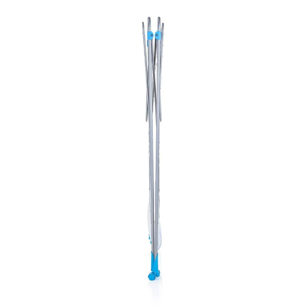 Minky Silver and Blue Multi-Level Steel Drying Rack