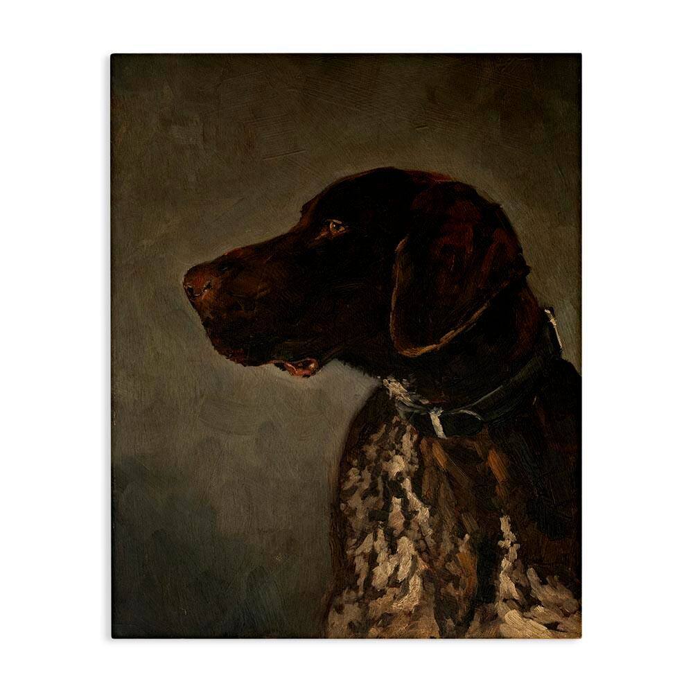 Traditional Pointer Dog Portrait by Marian Parsons Unframed Graphic Art Print Animal 36 in. x 48 in. price history on PriceWatchPro
