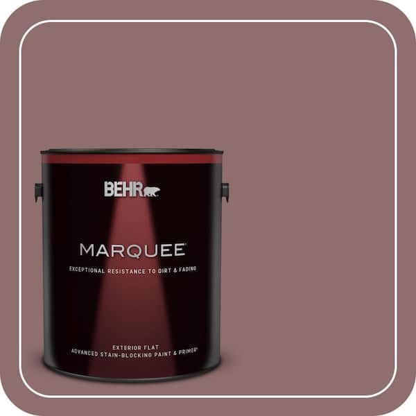 BEHR MARQUEE 1 gal. #MQ1-47 Touch of Class Flat Exterior Paint & Primer