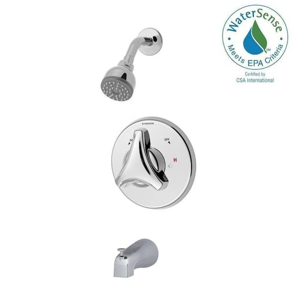 Symmons Origins Temptrol Single-Handle 1-Spray Tub and Shower Faucet in Chrome (Valve Included)