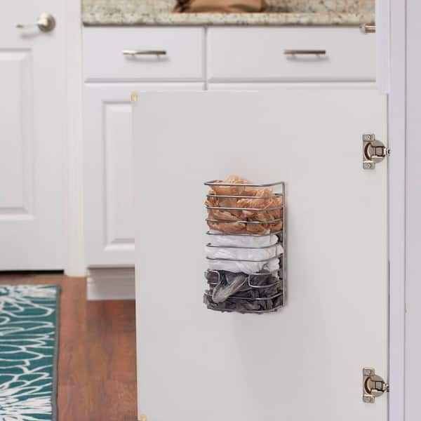 Trash Bag Dispenser Wall Mounted, Wooden Trash Bag Holder, Garbage Bag  Dispenser Roll Holder Farmhouse Plastic Bag Roll Holder, Kitchen Trash Can