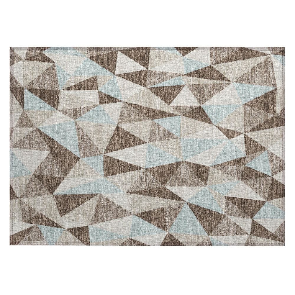 Chantille Machine Washable Indoor/Outdoor Abstract ACN2835 Coffee 3 ft. x 4 ft. Area Rug price history on PriceWatchPro
