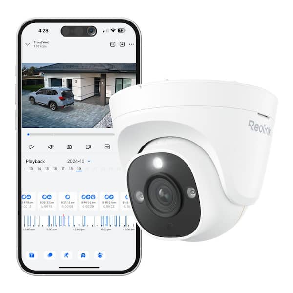 REOLINK 4K+ 12MP Add-On or Stand Alone PoE Hardwired Outdoor Dome