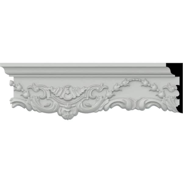 SAMPLE - 1-1/4 in. x 12 in. x 4-1/4 in. Urethane Emery Chair Rail Moulding