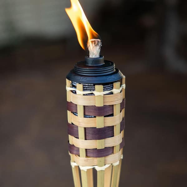 TIKI Easy Pour 57 in. Torch Bamboo Gatun 1123081 - The Home Depot
