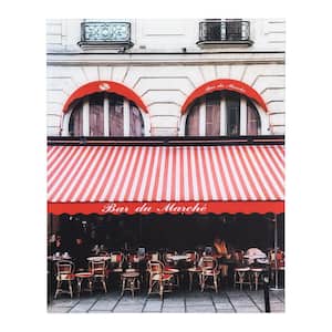 Tempered Glass Series "Parisian Bistro" by Veronica Olson Unframed Food Photography Wall Art 22 in x 18 in