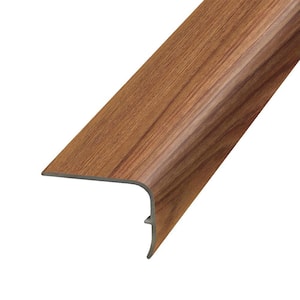 Spice 1.32 in. Thick x 1.88 in. Wide x 78.7 in. Length Vinyl Stair Nose Molding