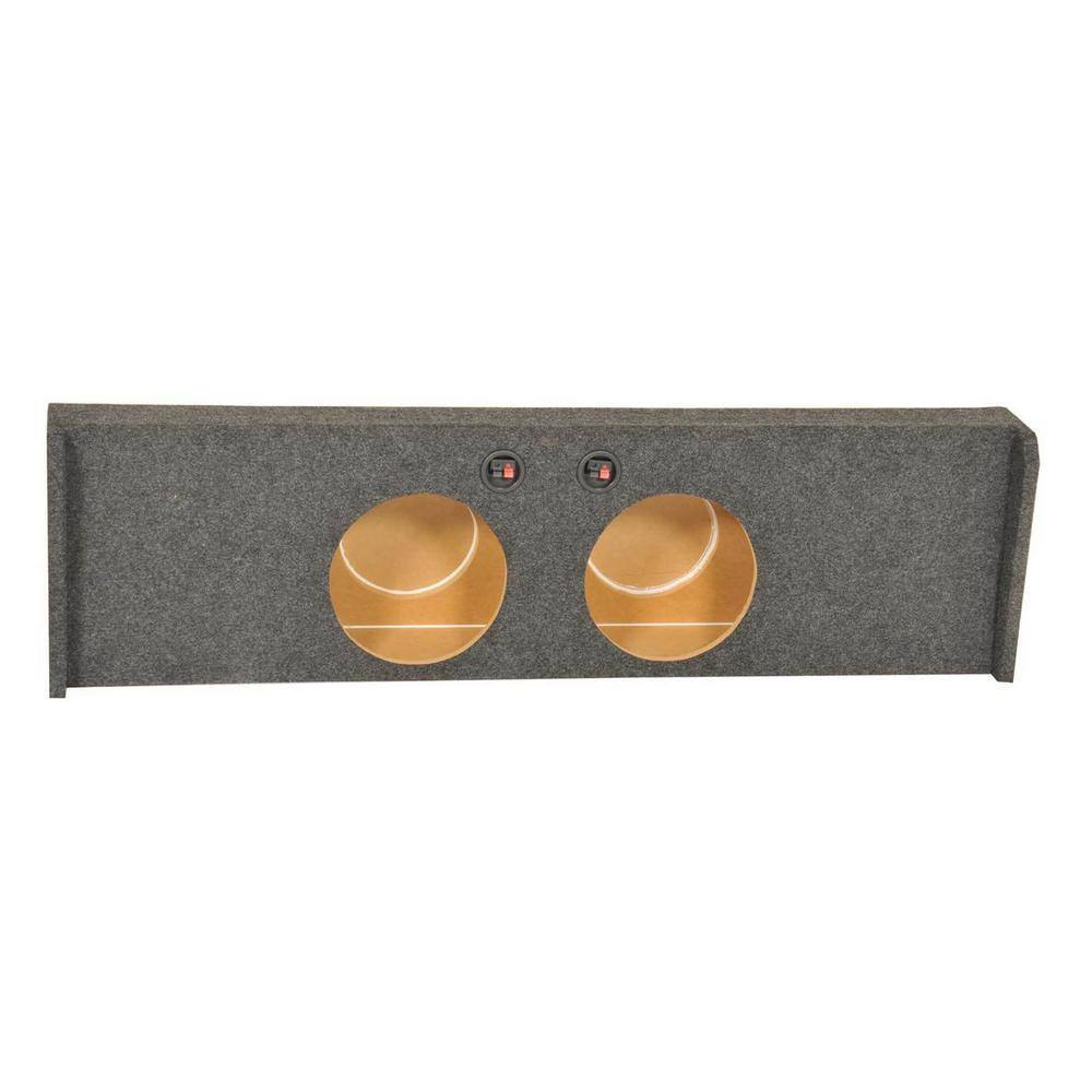 NEW F150 Super Crew 2009-2014 Dual 12 in. Carpet Subwoofer Sub Box Enclosur