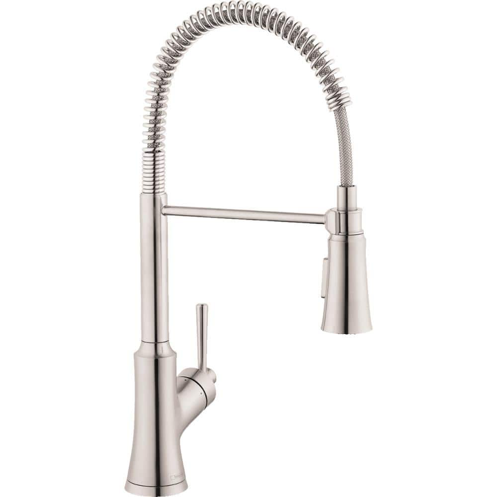 Hansgrohe Joleena SingleHandle Kitchen Faucet with QuickClean in