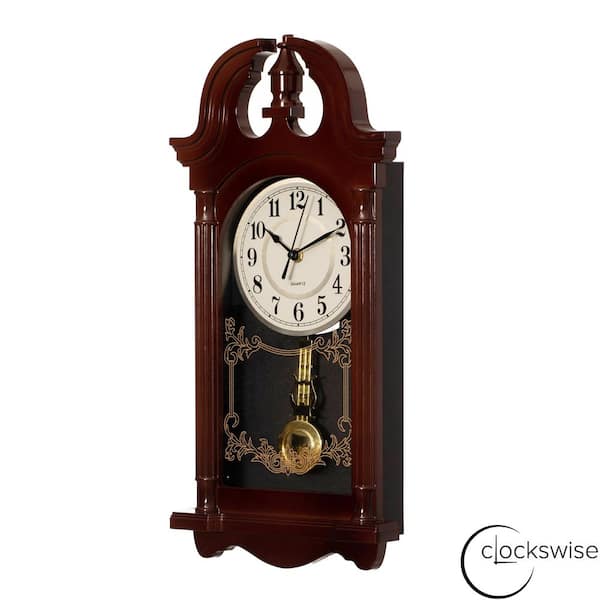 CLOCKSWISE Clockwise 20 in. Vintage-Inspired Plastic Grandfather