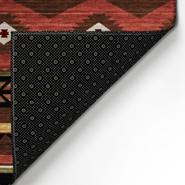 Addison Rugs - Sonora Brown 10 ft. x 14 ft. Geometric Indoor/Outdoor Area Rug