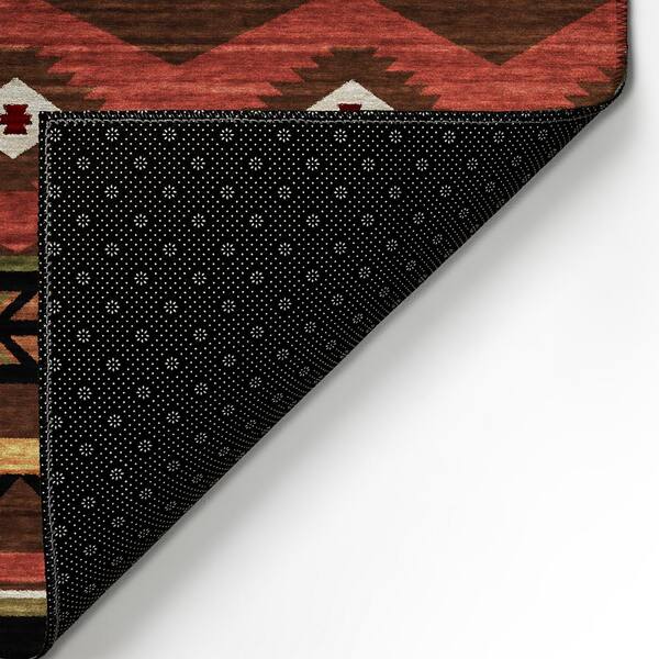 Addison Rugs - Sonora Brown 2 ft. 3 in. x 7 ft. 6 in. Geometric Indoor/Outdoor Area Rug