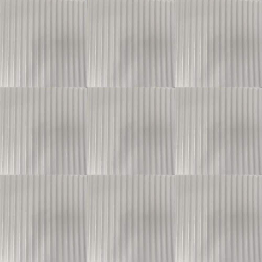 Plain White Faux Tin 2x2 ft Glue-Up Ceiling Tile