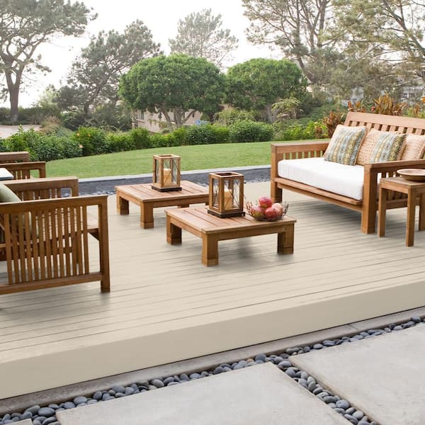 BEHR PREMIUM 1 gal. #OR-W07 Spanish Sand Solid Color Waterproofing