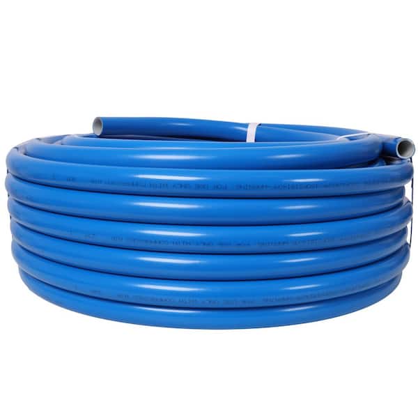 3/4 in. Tubing Industrial Compressed Air Piping System, 100 ft. Length, High Quality PEX-AL-PEX Tubing, Blue Tubing
